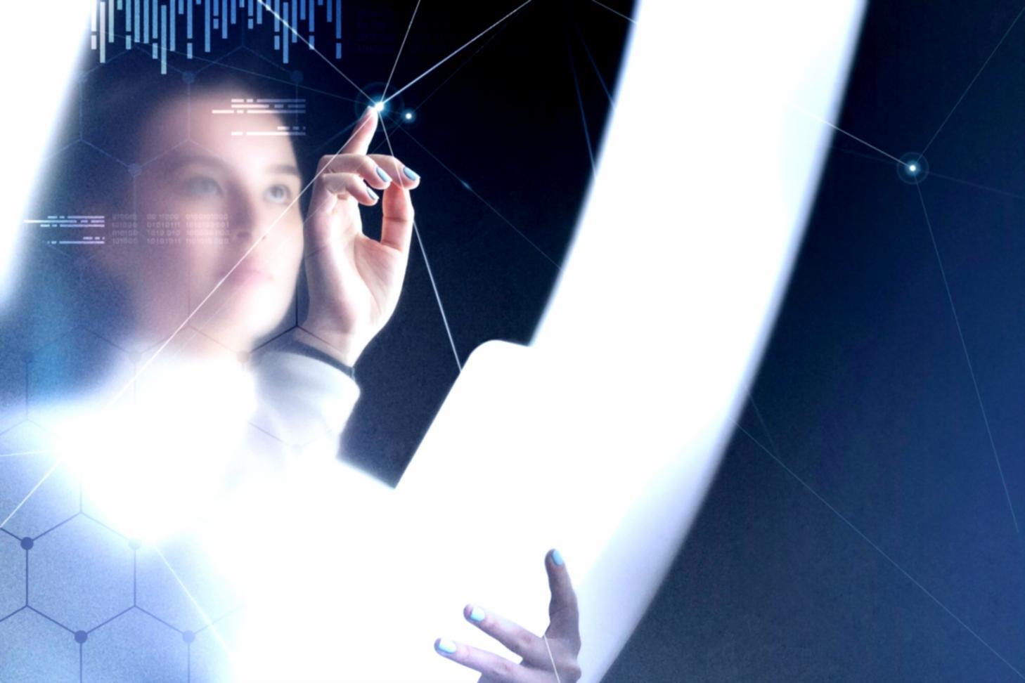 Students engaged in blockchain technology learning session